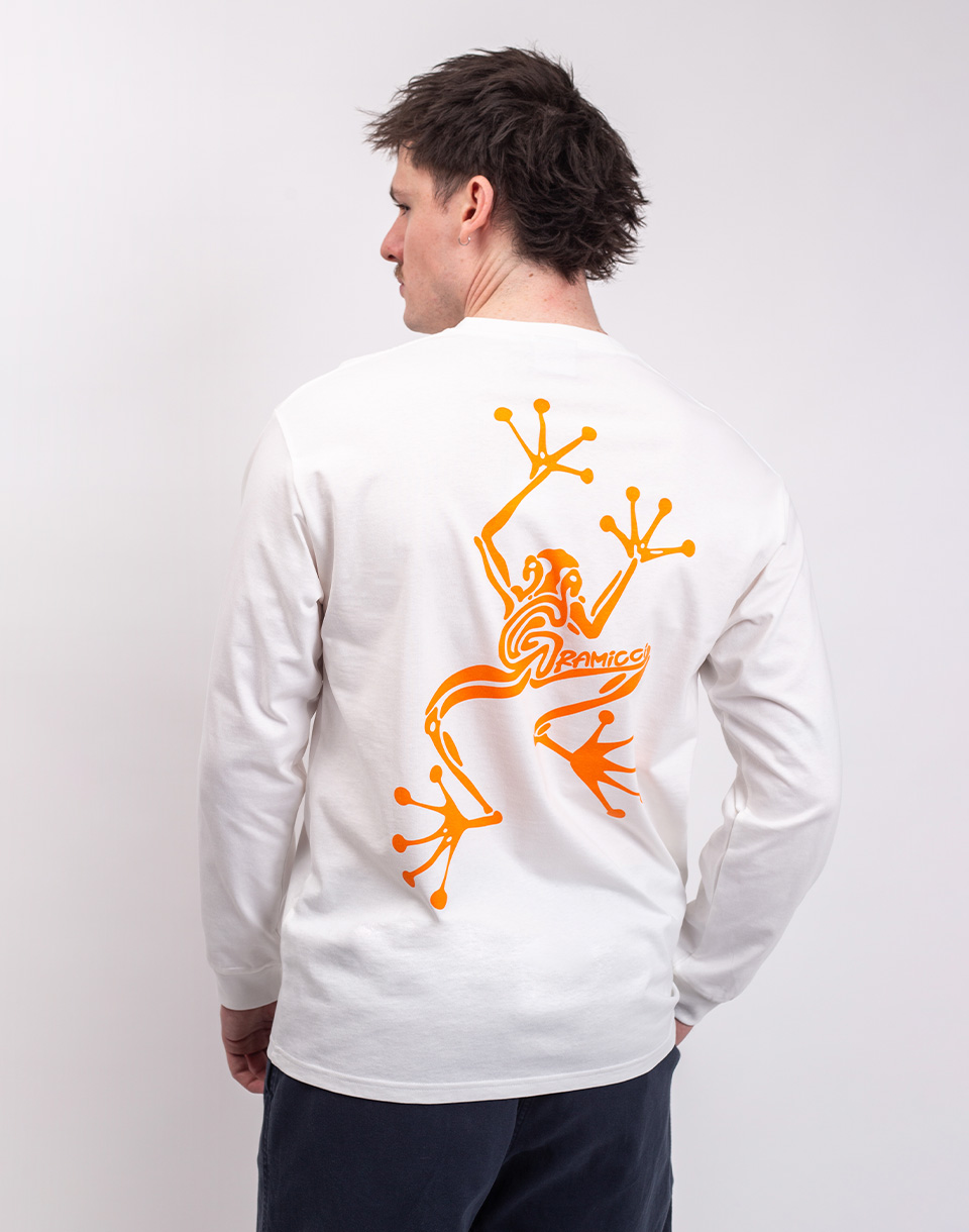 Gramicci Sticky Hands L/S Tee WHITE M