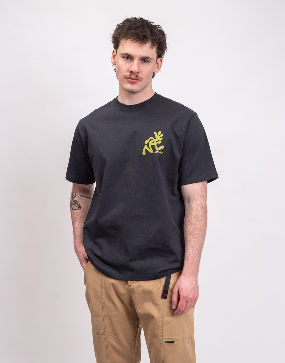Gramicci Running Man Tee VINTAGE BLACK L