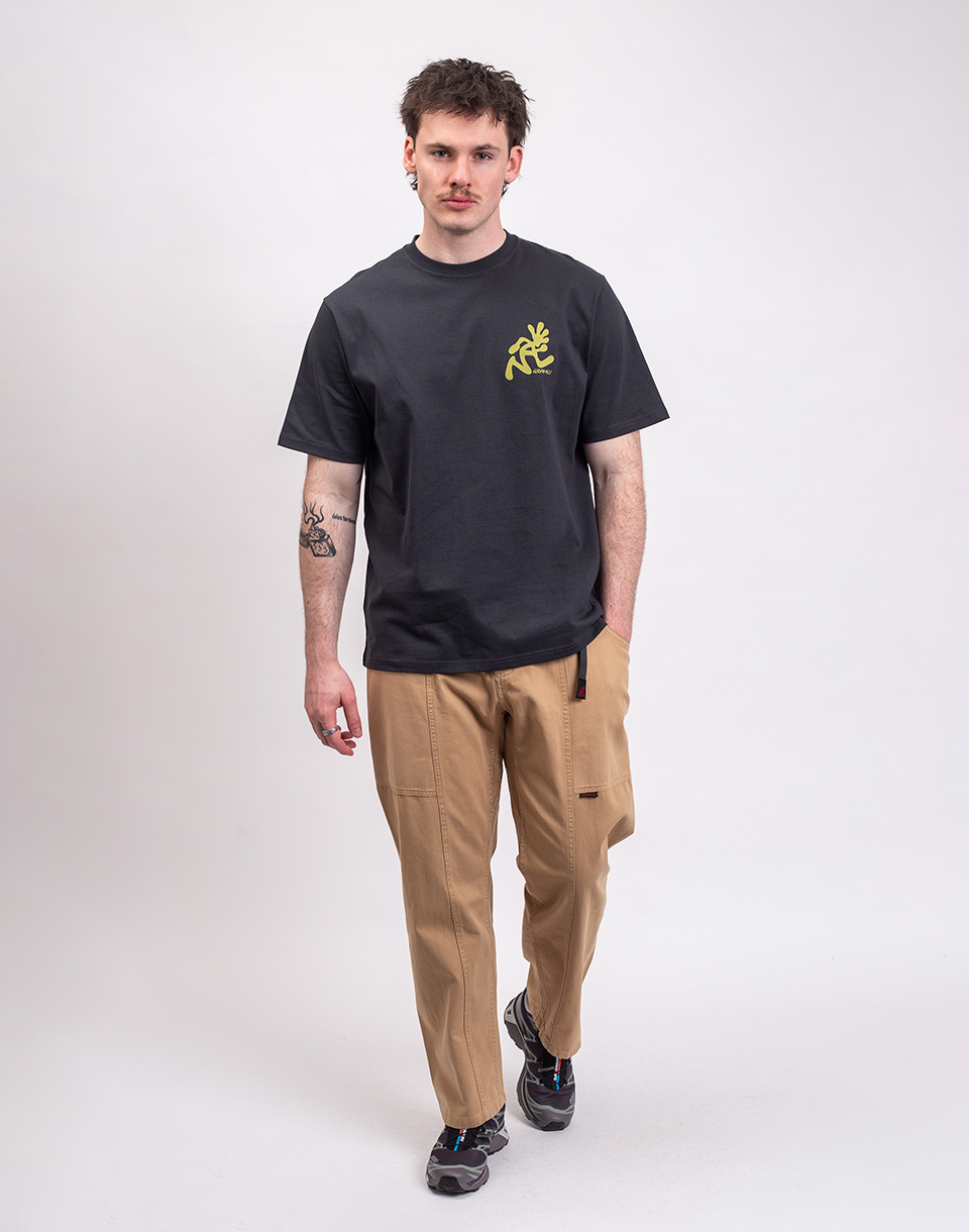 Gramicci Running Man Tee VINTAGE BLACK L
