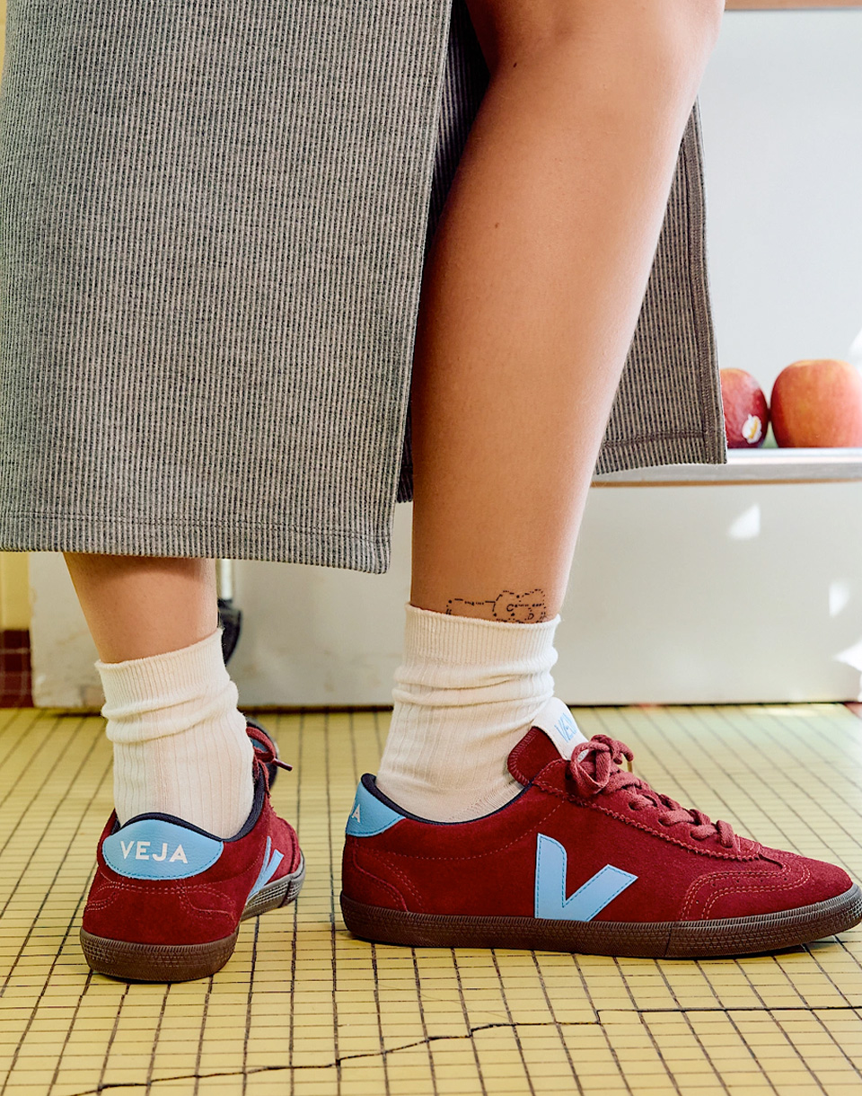 Veja Volley Suede GRENAT_AQUA_EAGLE 41