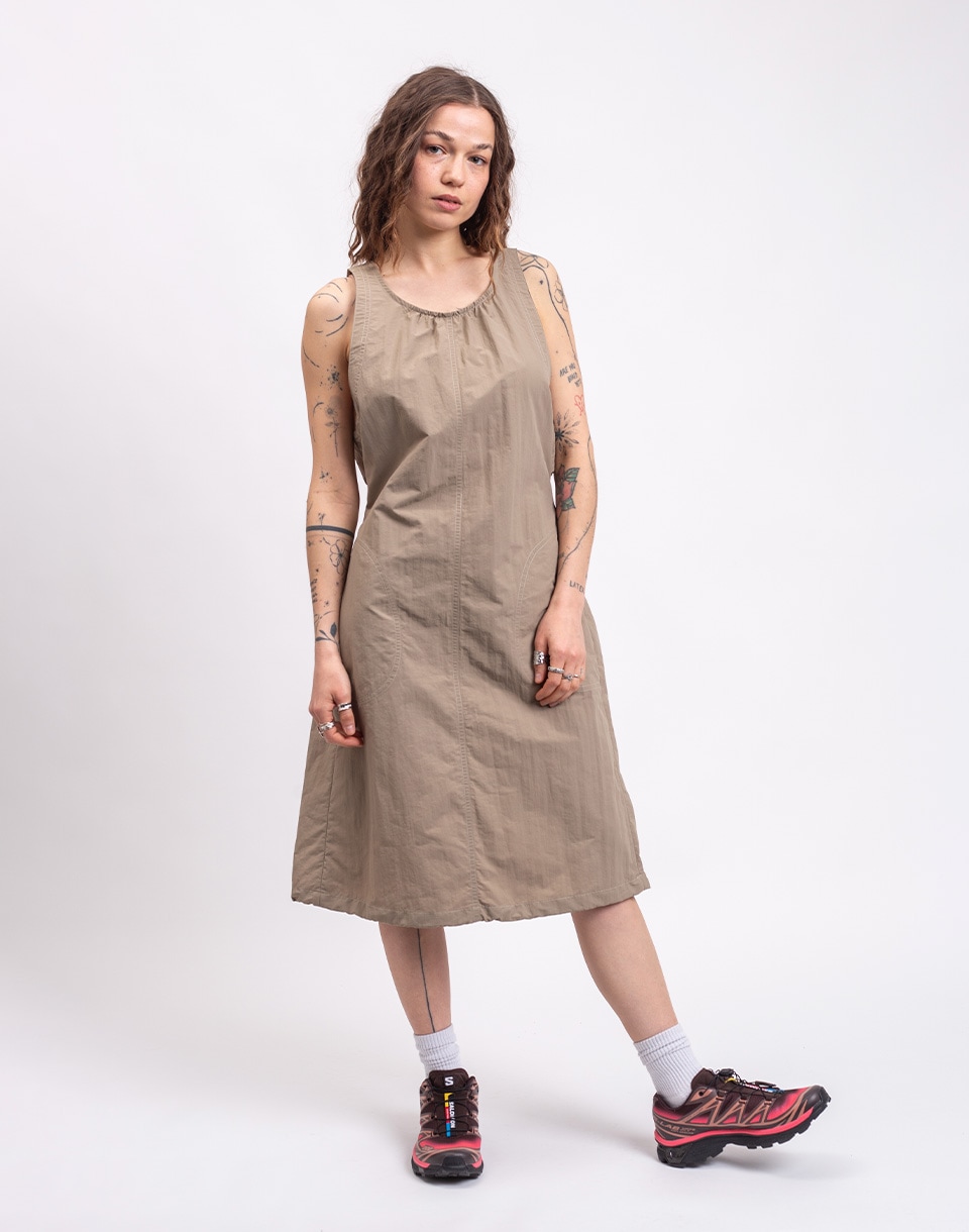 Gramicci Nylon Dress MILK TEA M