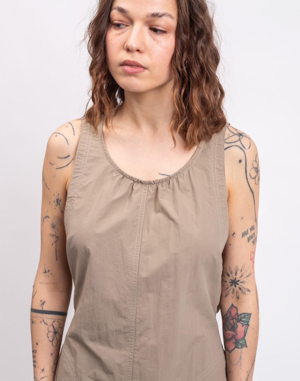 Gramicci Nylon Dress MILK TEA M