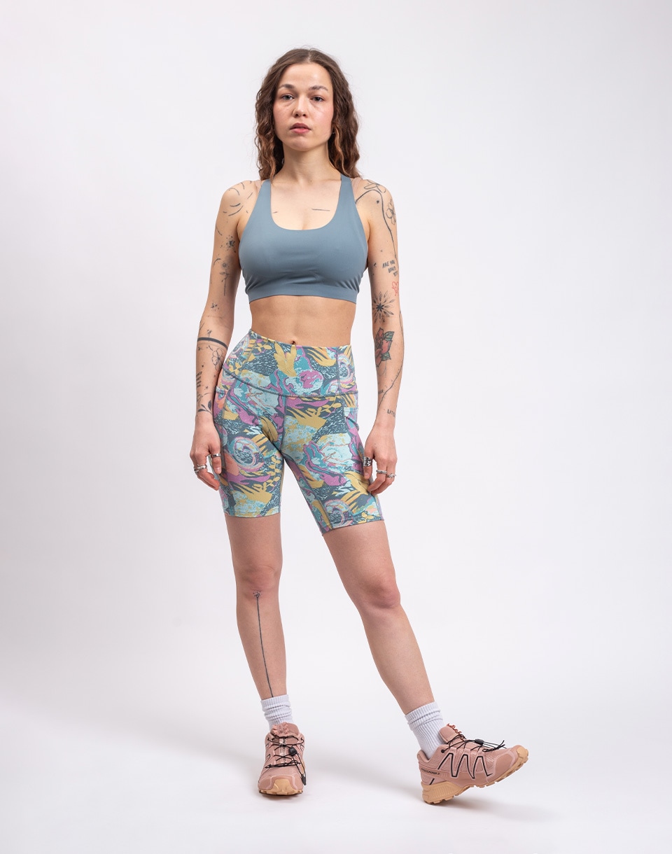 Patagonia W's Maipo Shorts - 8" Moon Tripper: Blue Sage M