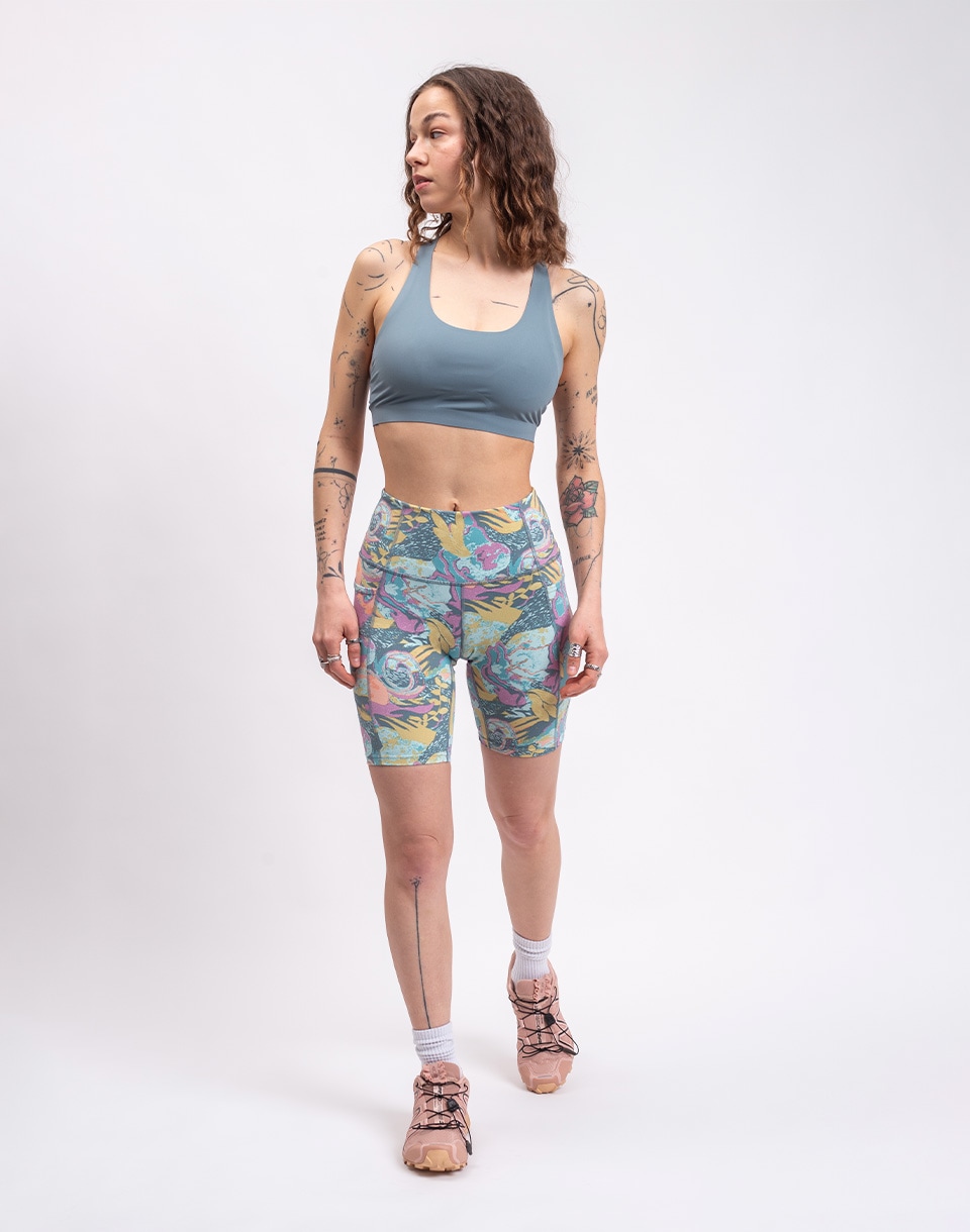 Patagonia W's Maipo Shorts - 8" Moon Tripper: Blue Sage M