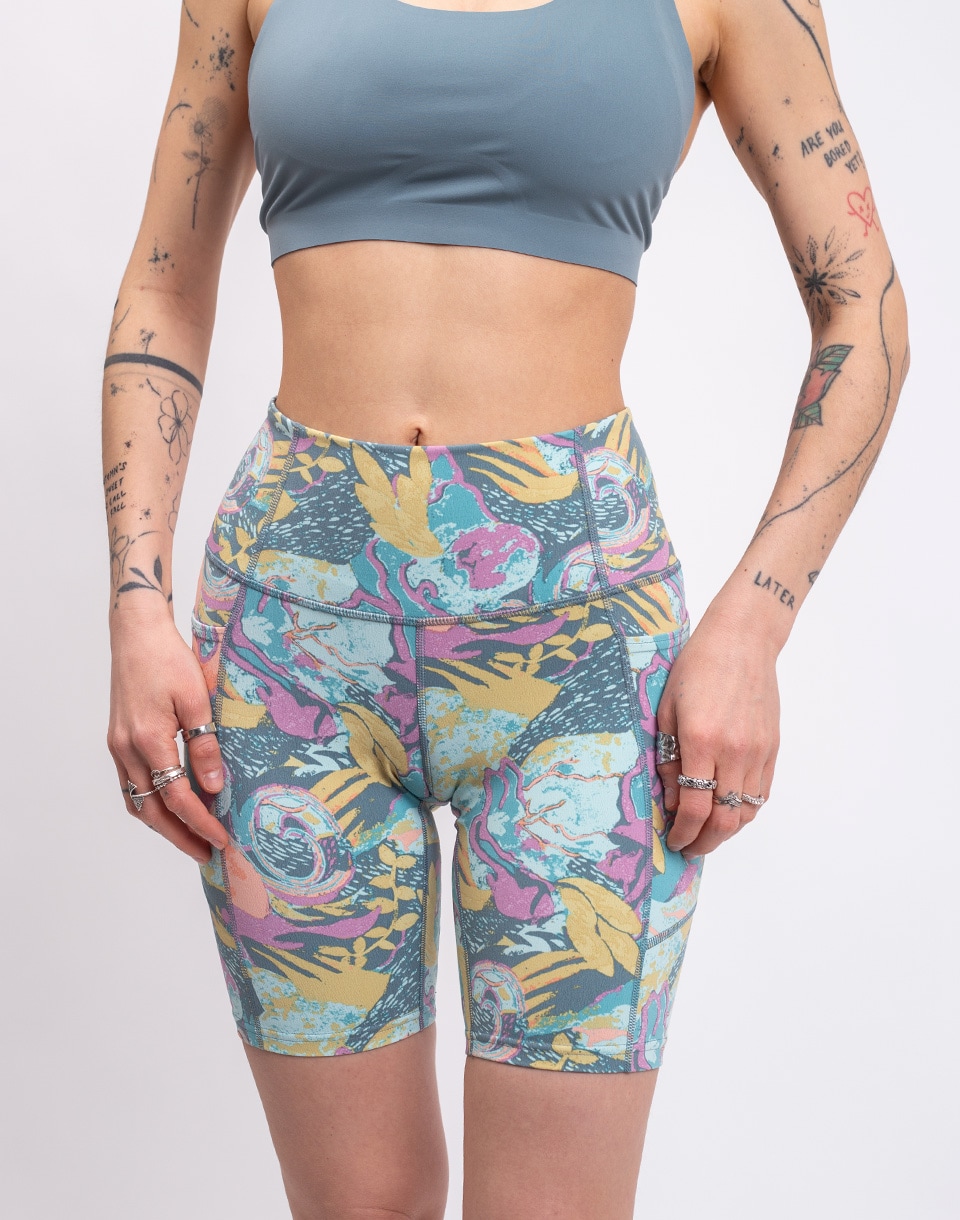Patagonia W's Maipo Shorts - 8" Moon Tripper: Blue Sage M