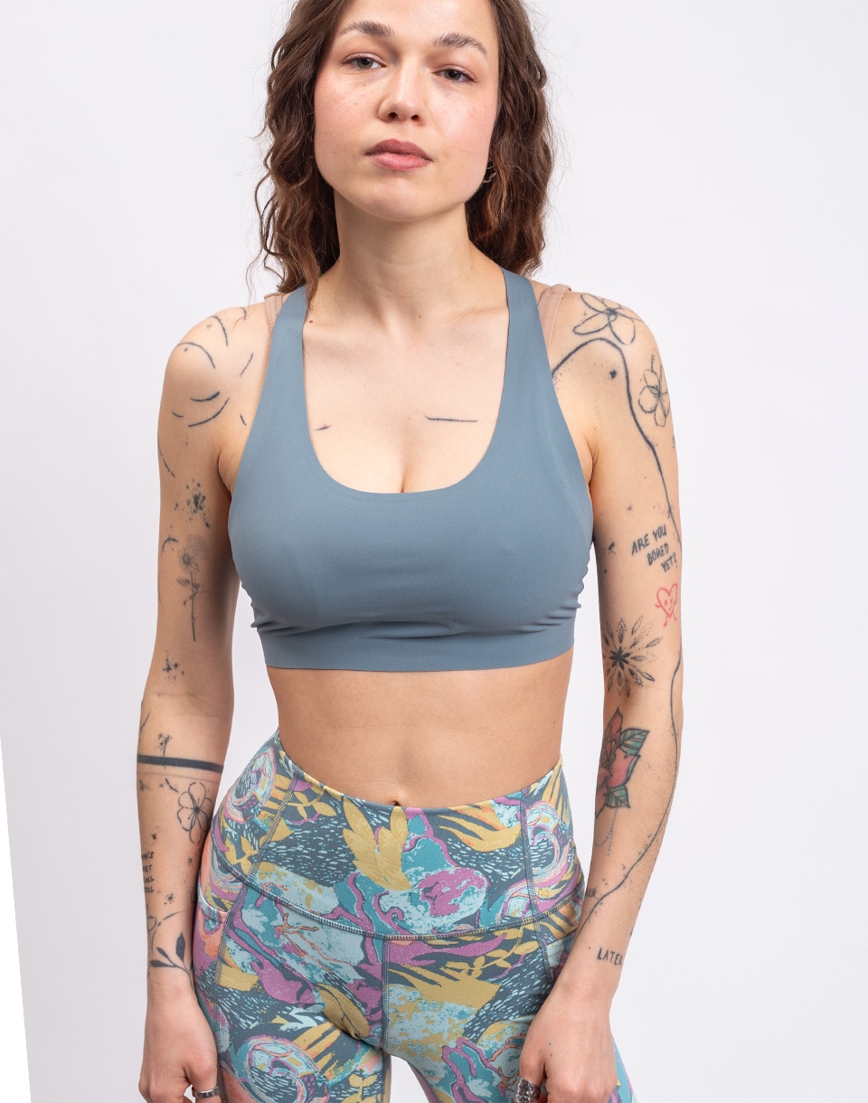 Patagonia W's Live Simply Bra Blue Sage M