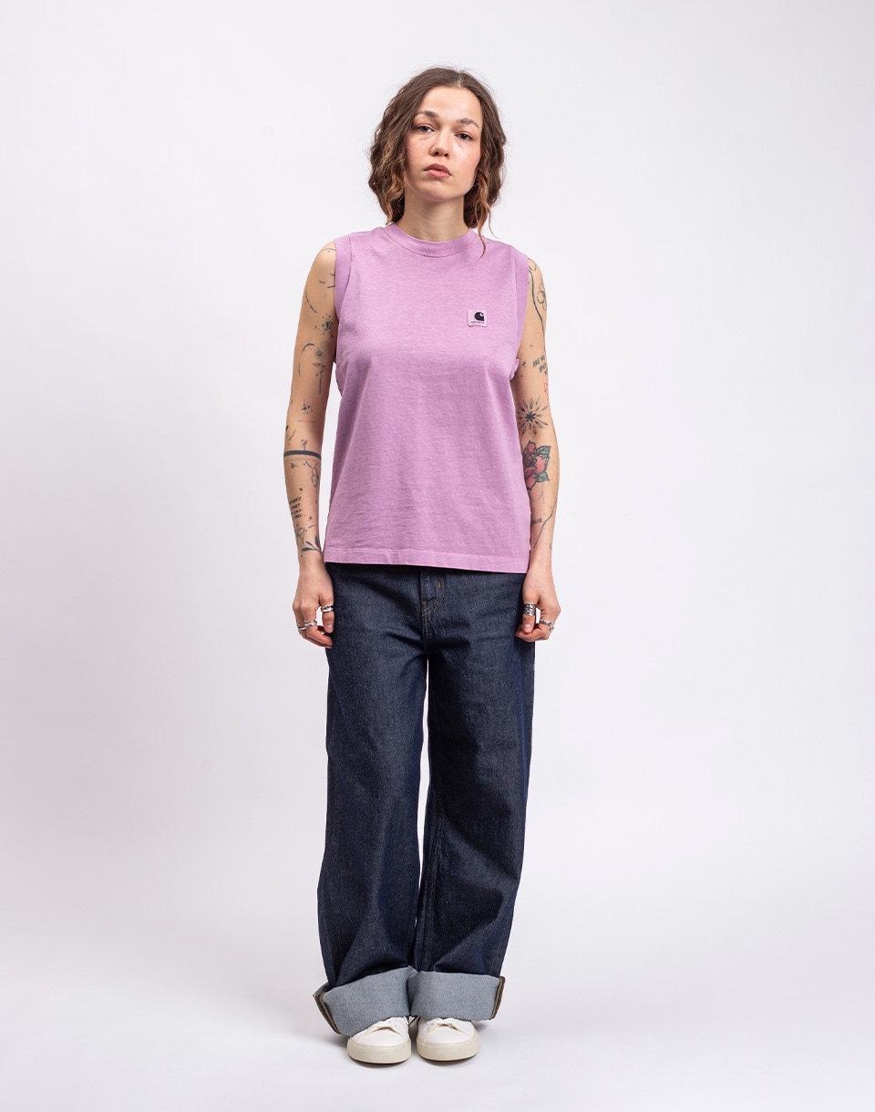 Carhartt WIP W' Nelson A-Shirt Gentle Purple garment dyed S