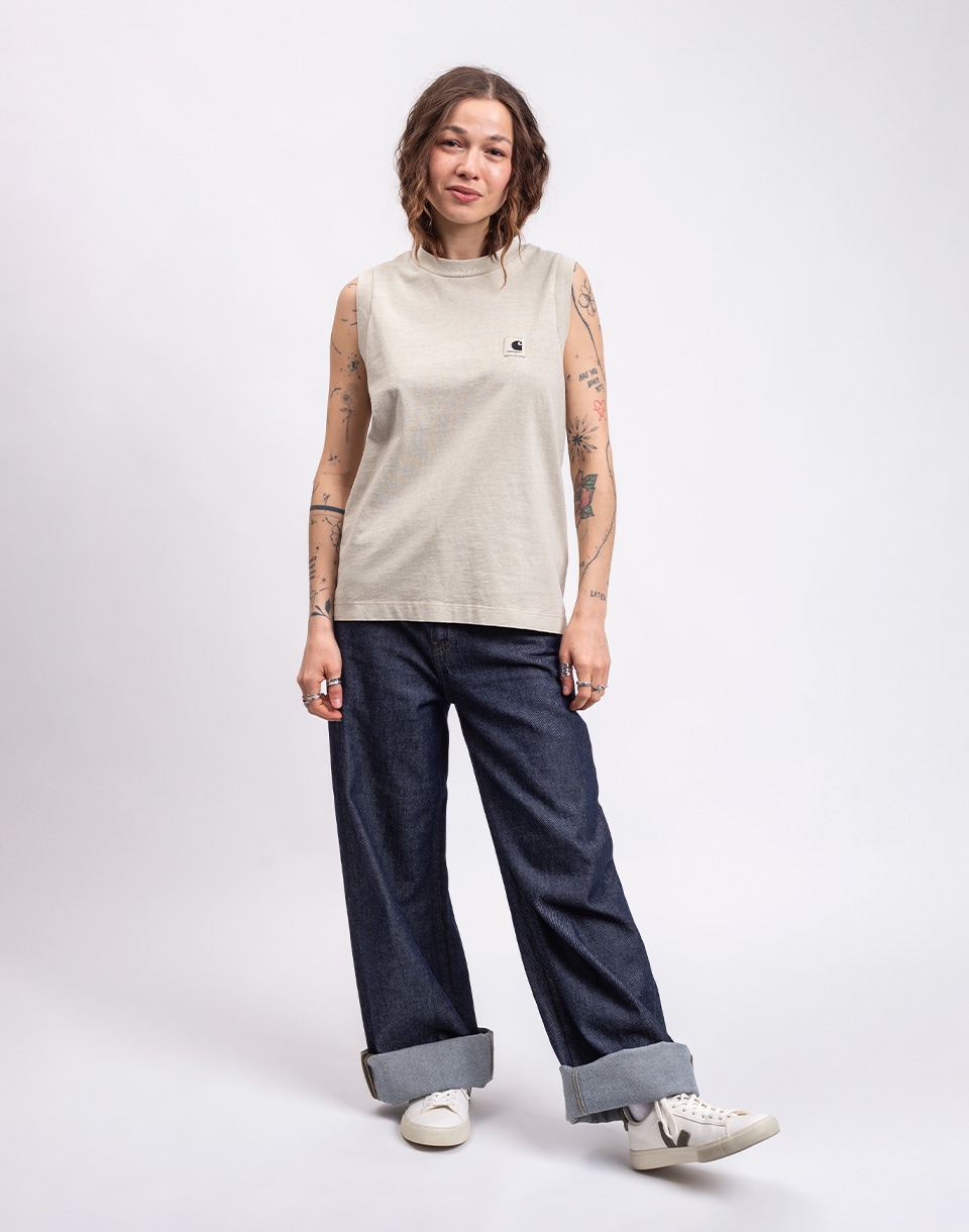 Carhartt WIP W' Nelson A-Shirt Stone garment dyed S