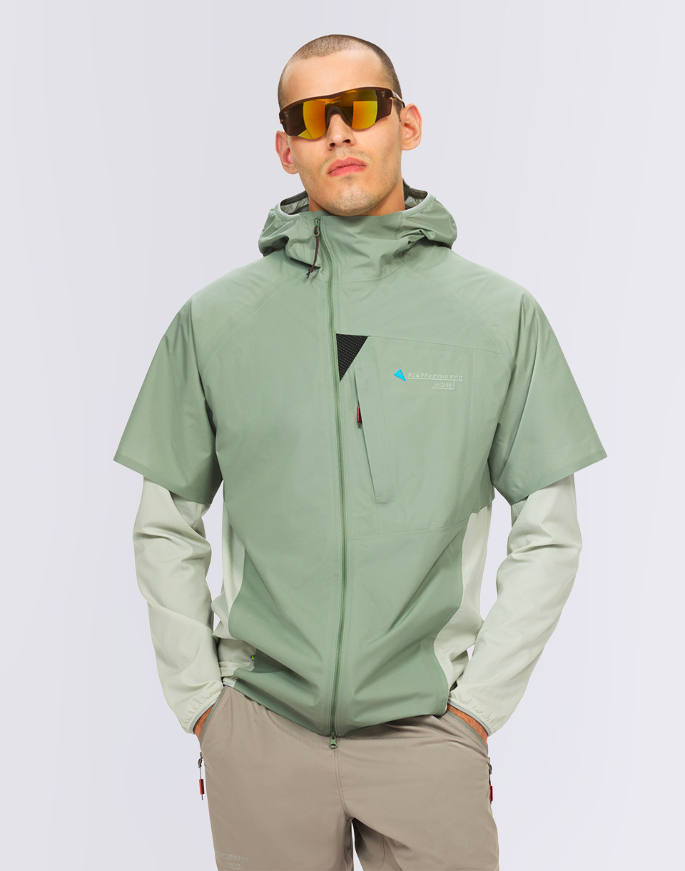 Klättermusen Vidre Hood Jacket M's 586 Faded Green M