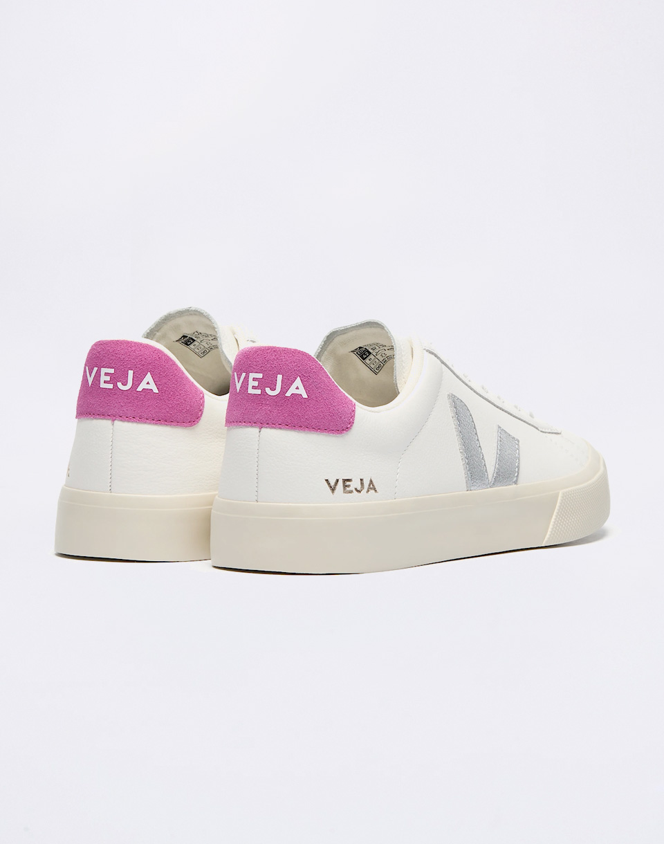 Veja Campo Leather WHITE_SILVER_ULTRAVIOLET 39