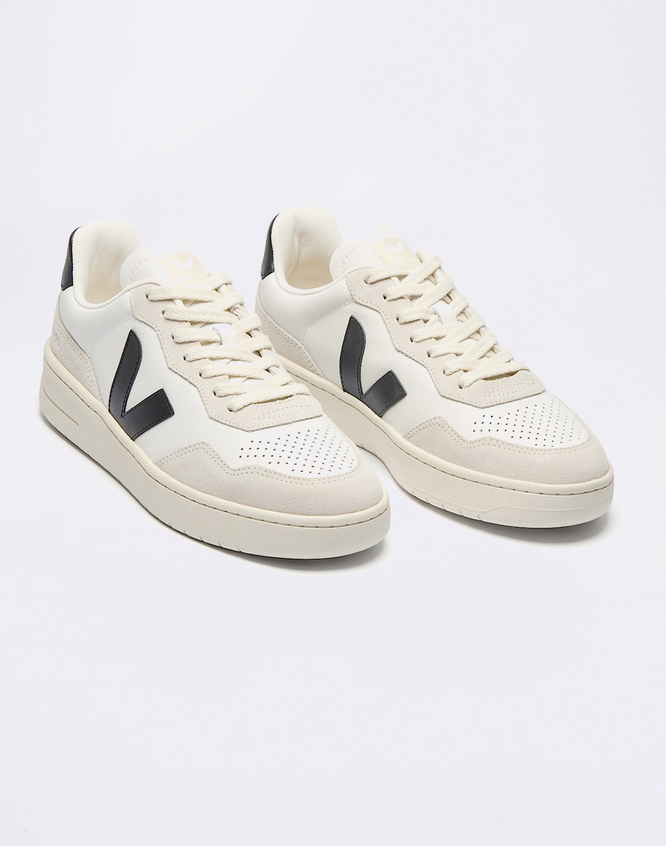 Veja V-90 O.T. Leather WHITE_BLACK 41