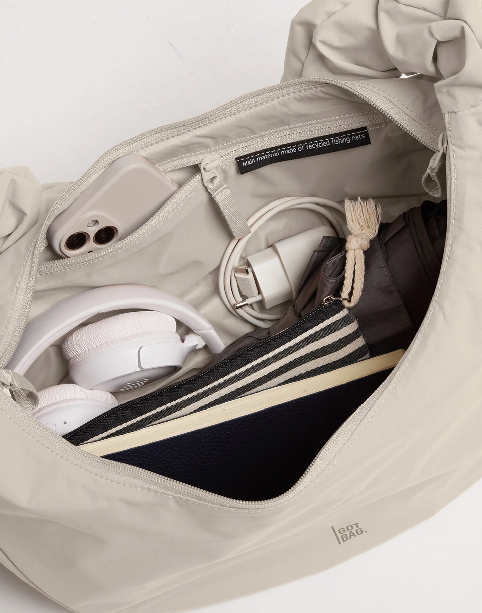 Got Bag Moon Bag Ruffle Monochrome soft shell