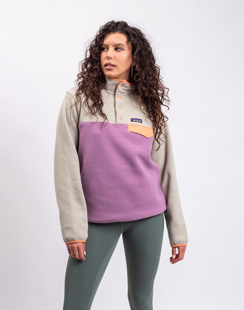 Patagonia W's LW Synch Snap-T P/O Light Violet S
