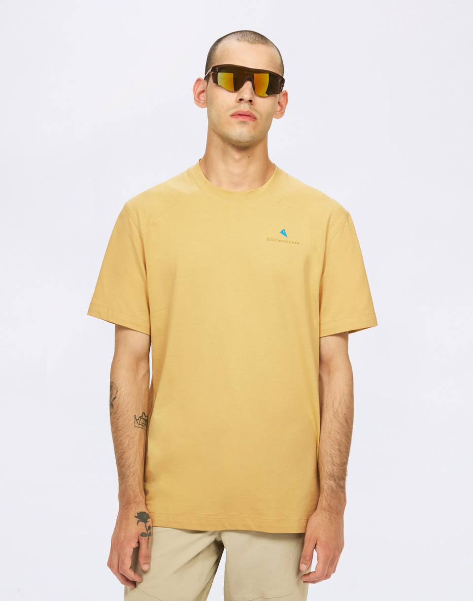 Klättermusen Root Logo SS Tee M's 390 Straw M