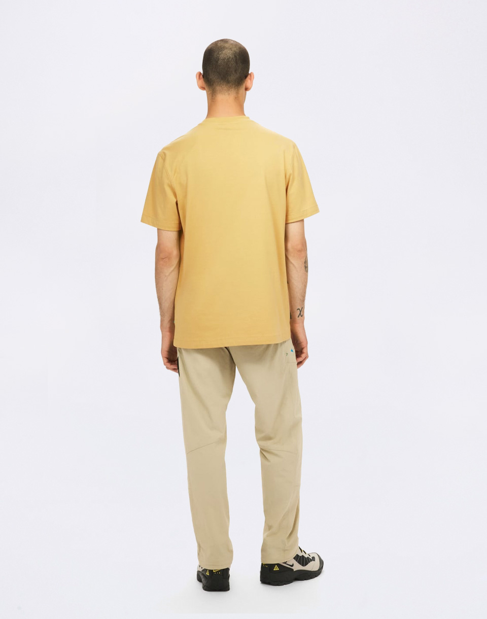Klättermusen Root Logo SS Tee M's 390 Straw M