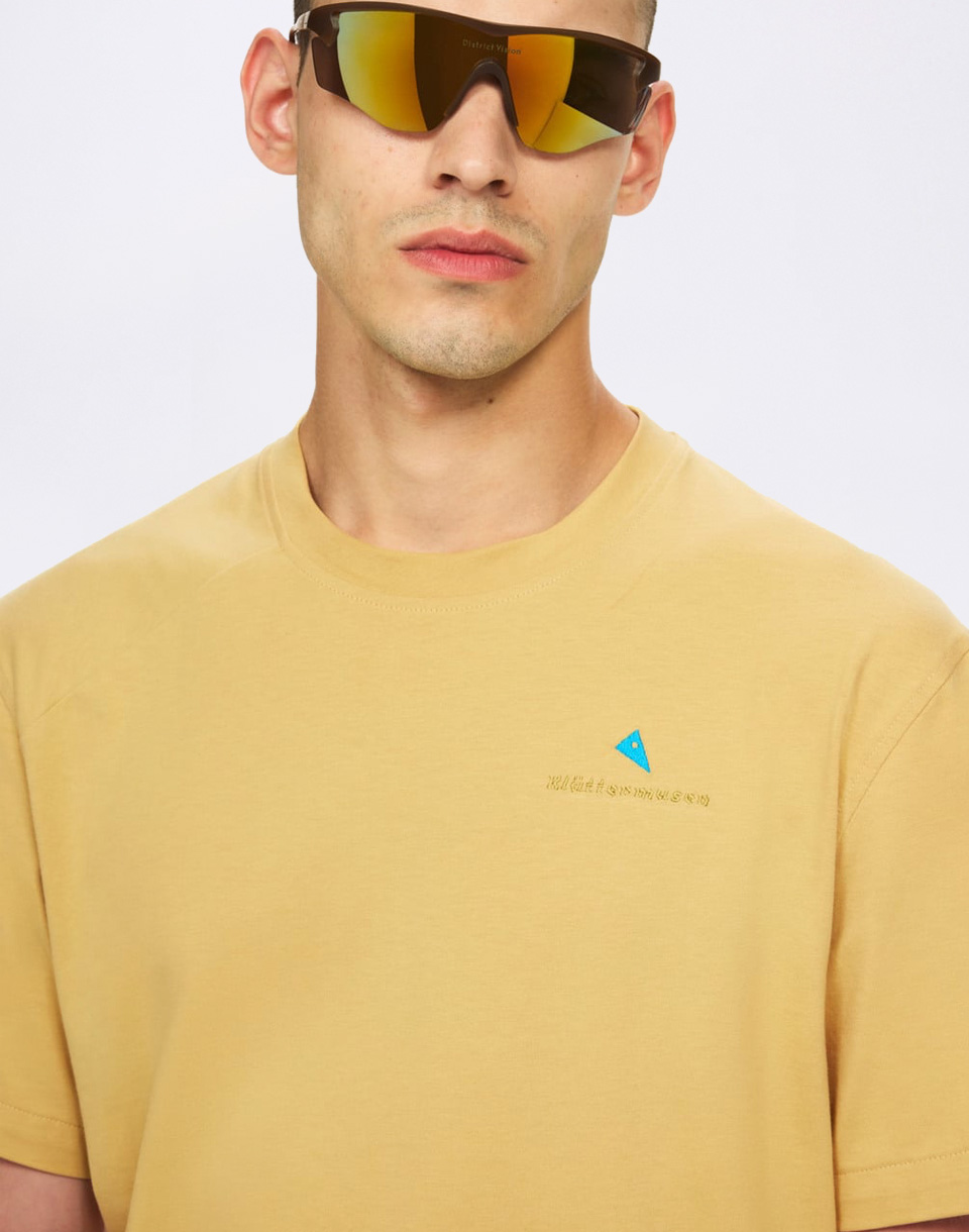 Klättermusen Root Logo SS Tee M's 390 Straw M