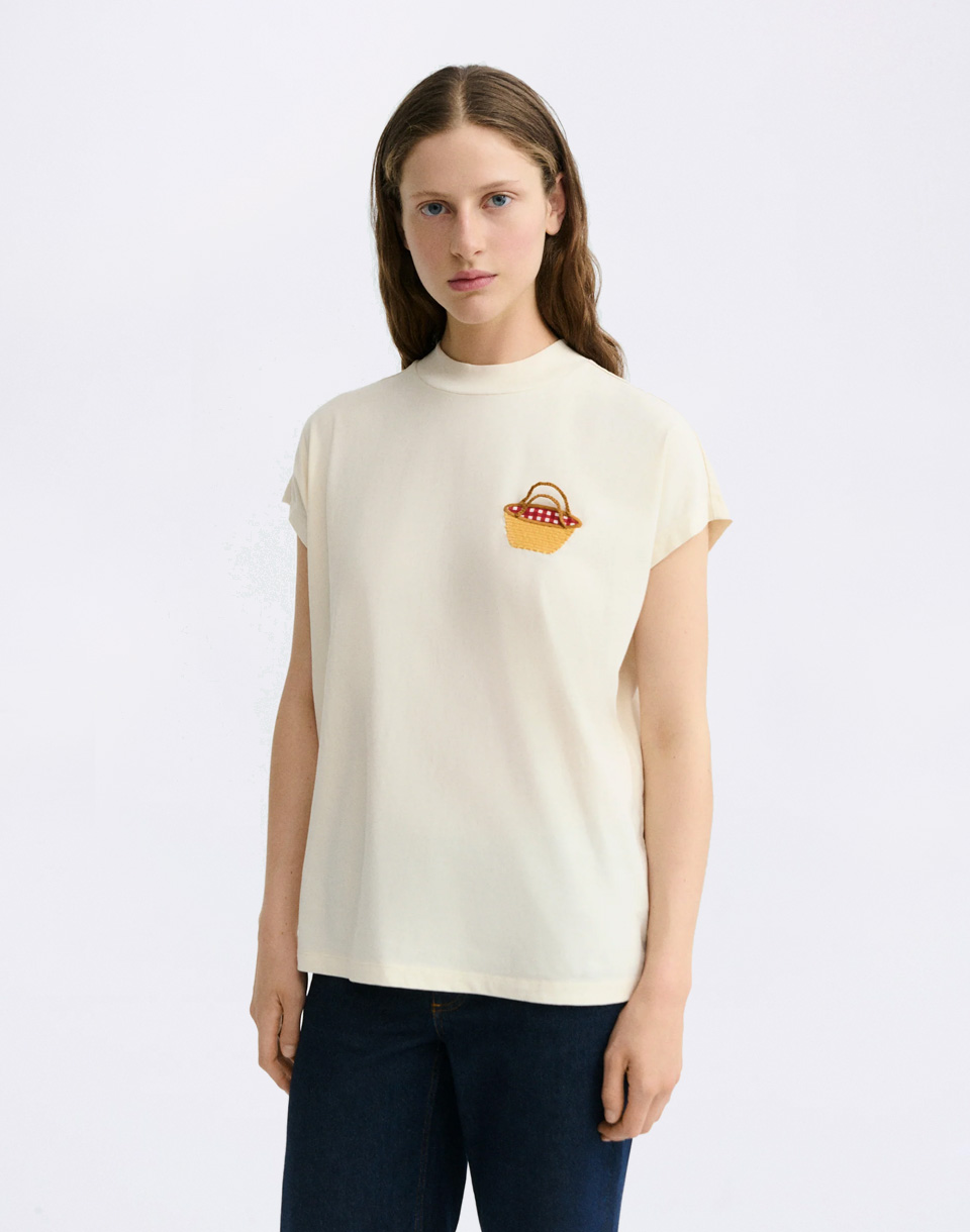 Thinking MU Basket Pannacota Volta Tee XS