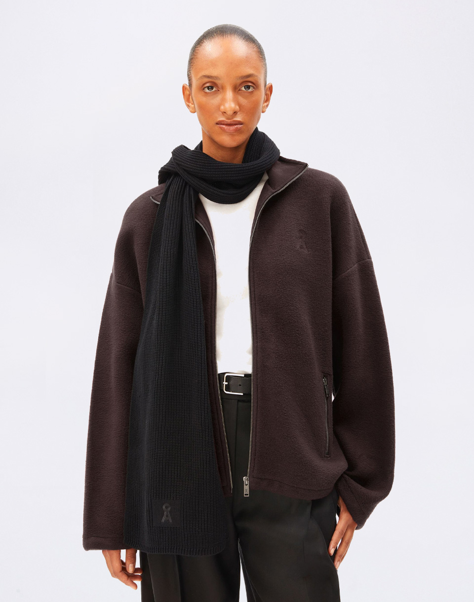 Armedangels Iconic Å Claasas Cotton Scarf 105 black