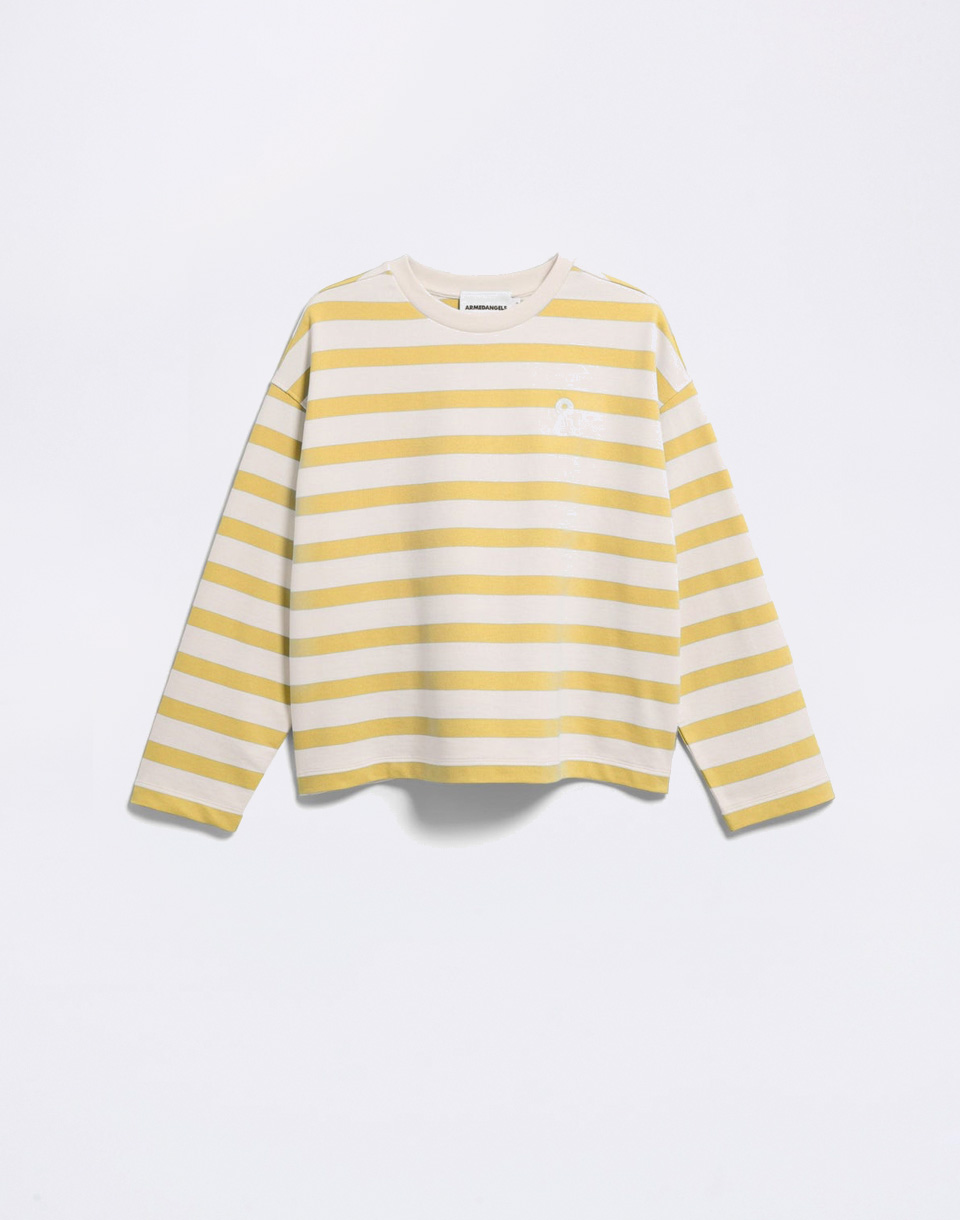 Armedangels Iconic Å Frankaa Bold Sweatshirt 3881 undyed-golden hay XS