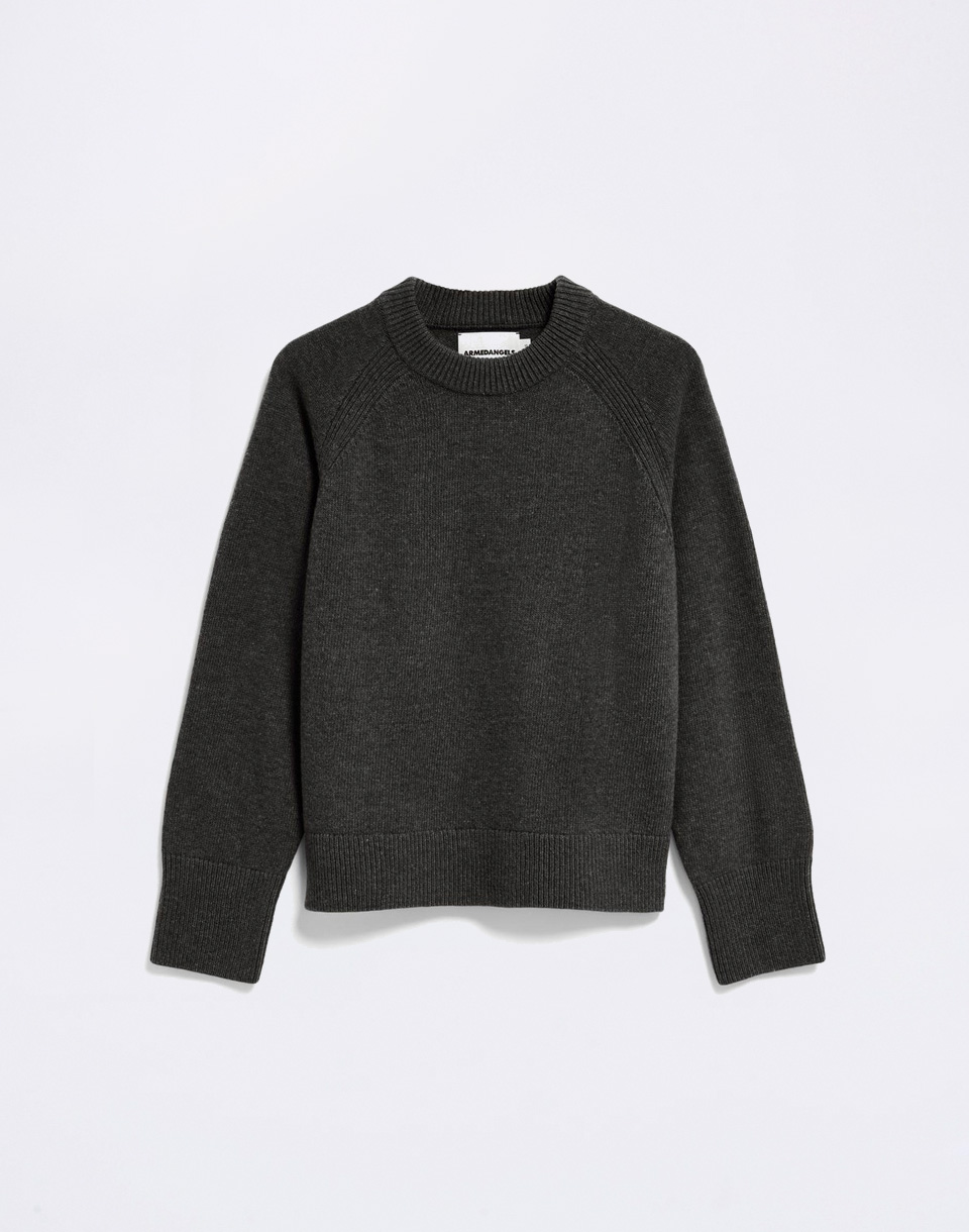 Armedangels Wool Knit Sweater 2874 steel melange XS