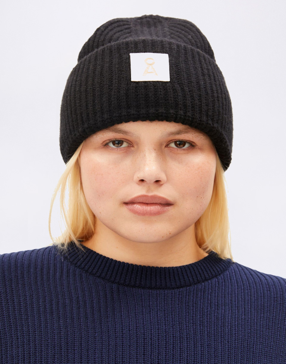 Armedangels Iconic Å Wool Beanie 105 black