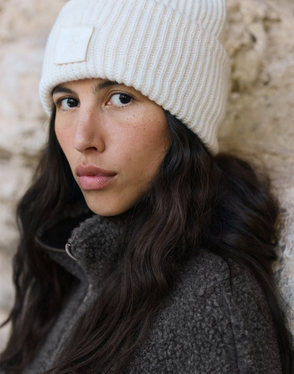 Armedangels Iconic Å Wool Beanie 1609 oatmilk (obrázok 3)
