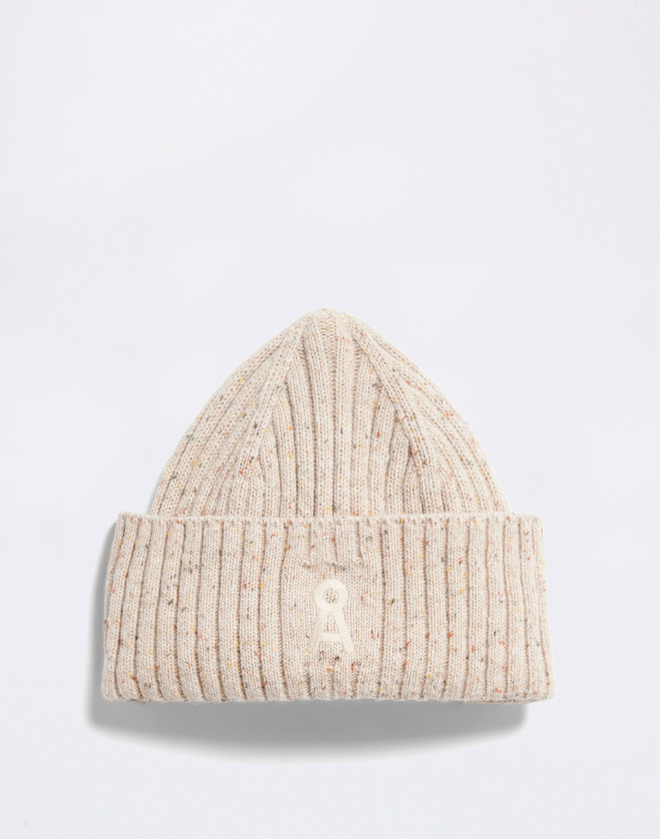 Armedangels Tweed Knit Hat 3695 sandstone tweed