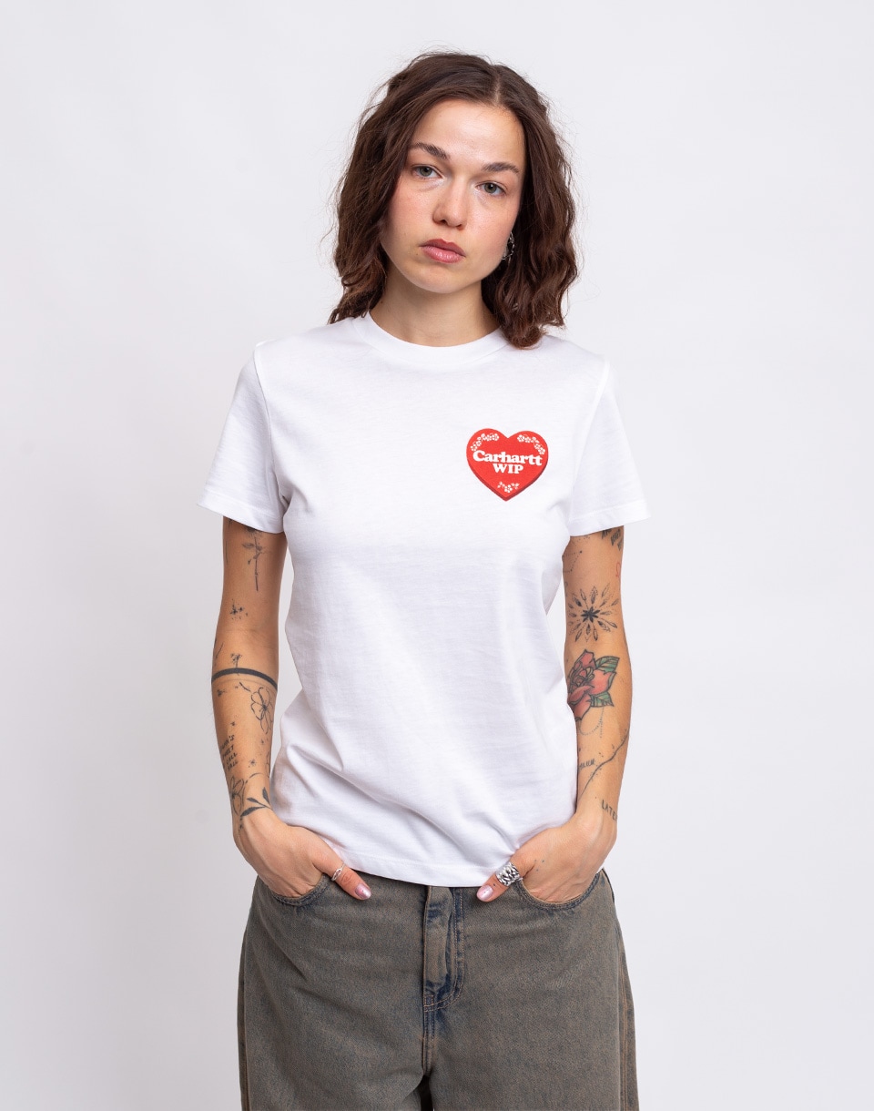 Carhartt WIP W' S/S Hart Case T-Shirt White XS