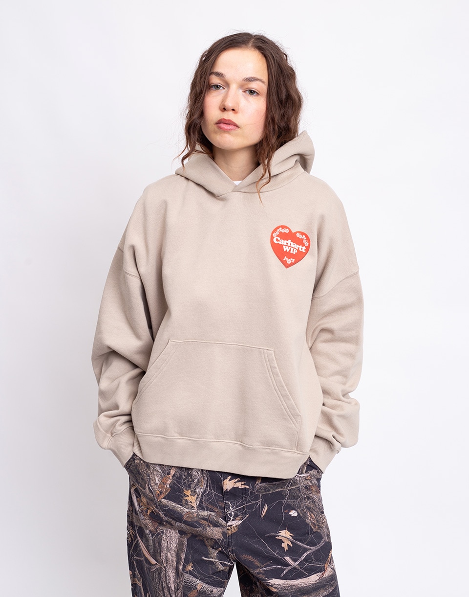 Carhartt WIP W' Hooded Hartt Case Sweat Fleur de Sel XS