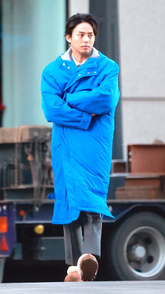 フォトギャラリー2枚目 寒さに耐えながら…「Kis-My-Ft2」藤ヶ谷太輔