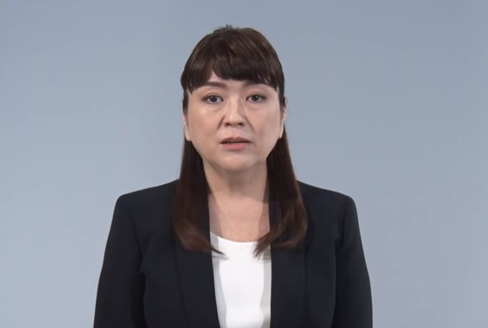 WEBでメッセージを公開した藤島ジュリー景子氏