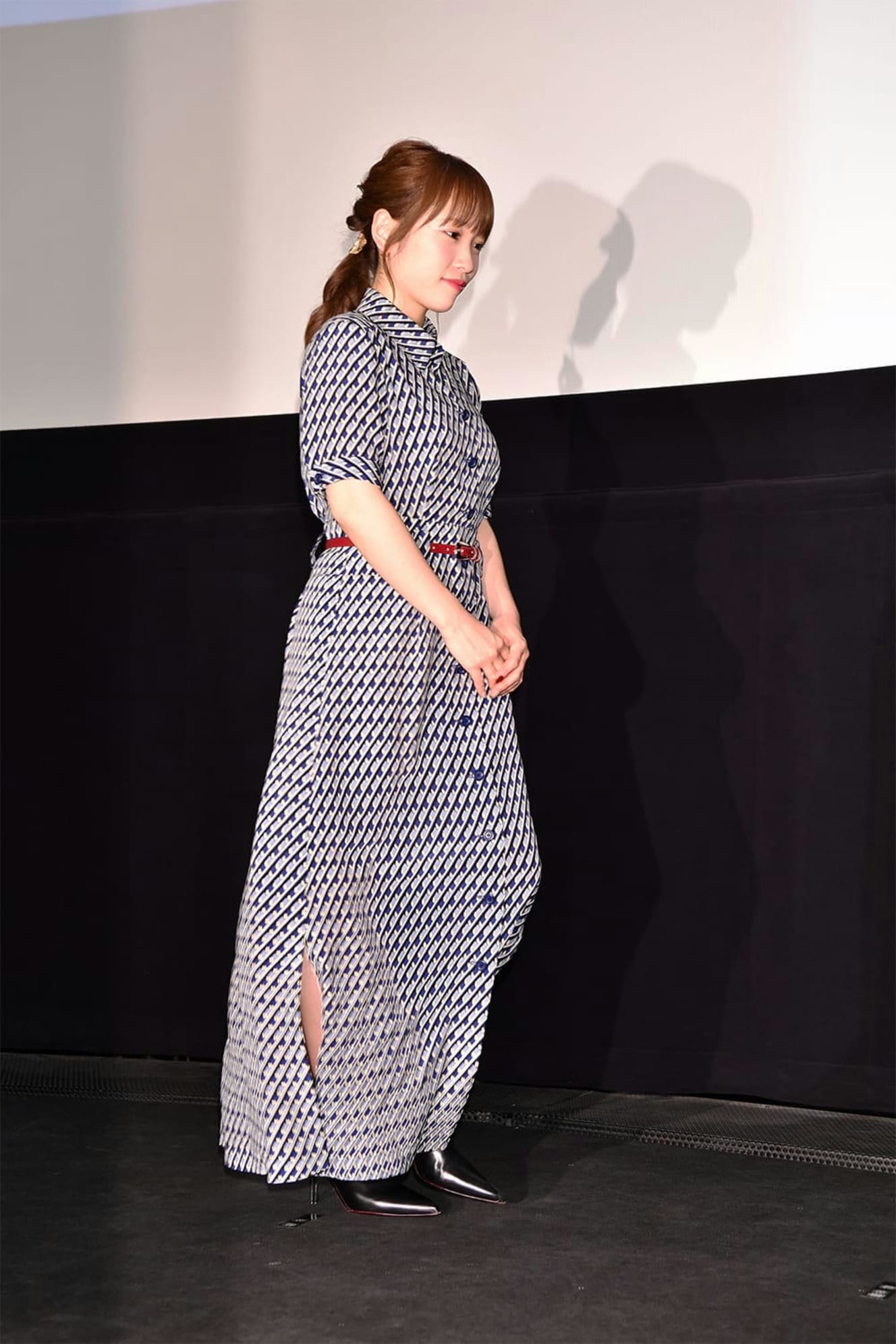 本誌未掲載カット 「電撃デキ婚」川栄李奈を待つ”厳しすぎる”新婚生活 5月21日に行われた映画『泣くな赤鬼』の完成披露試写会にて