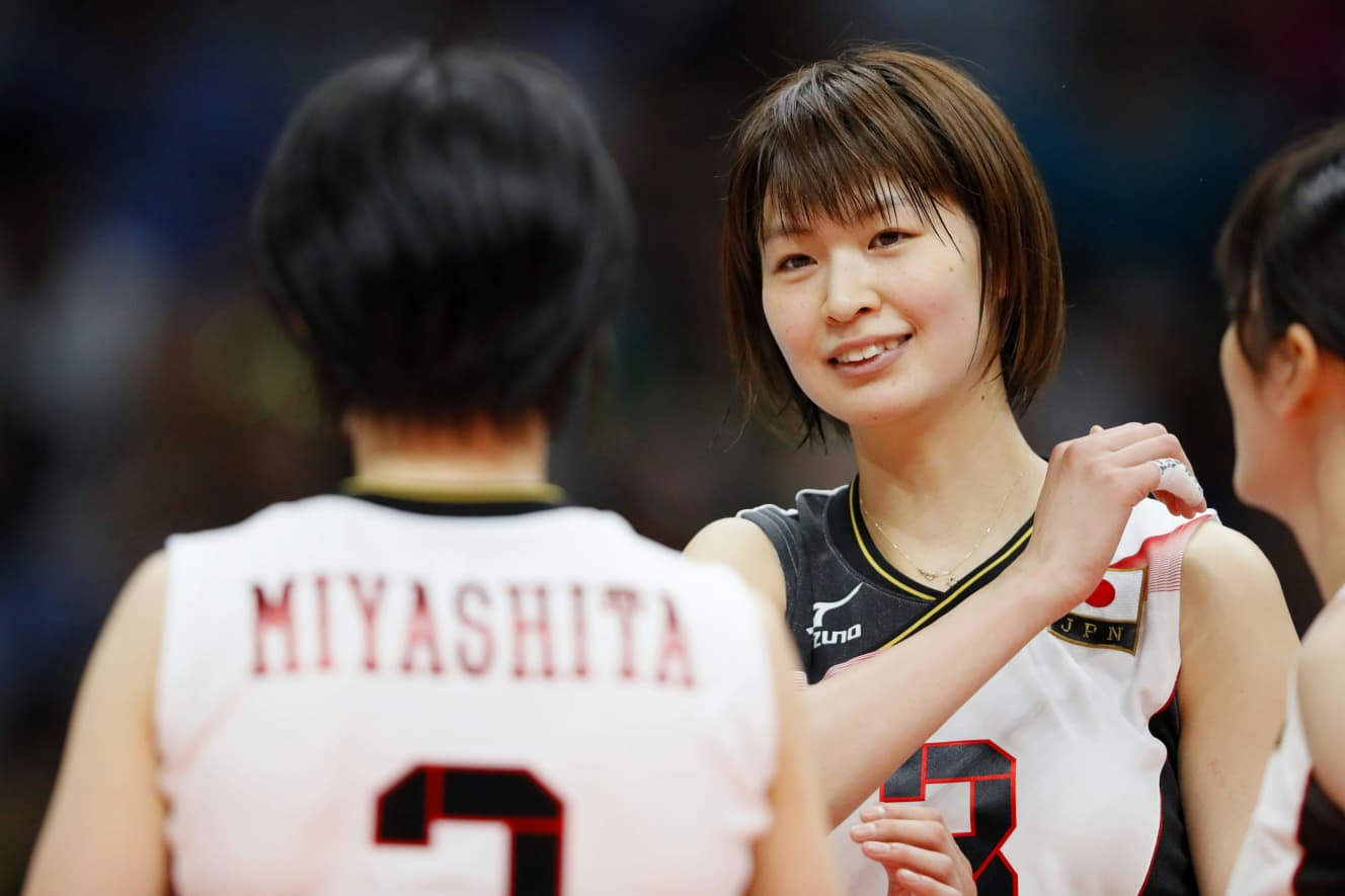 選手時代の木村沙織(AFLO)