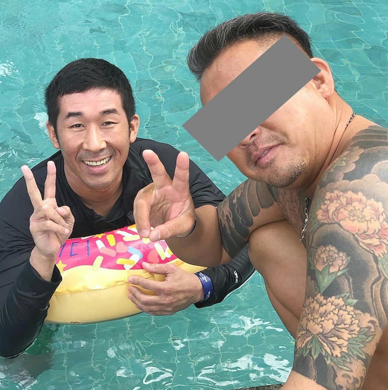 1月上旬、グアムの高級ホテルで撮られた一枚。X氏のインスタグラムにはこの写真だけでなく、動画も配信されていた