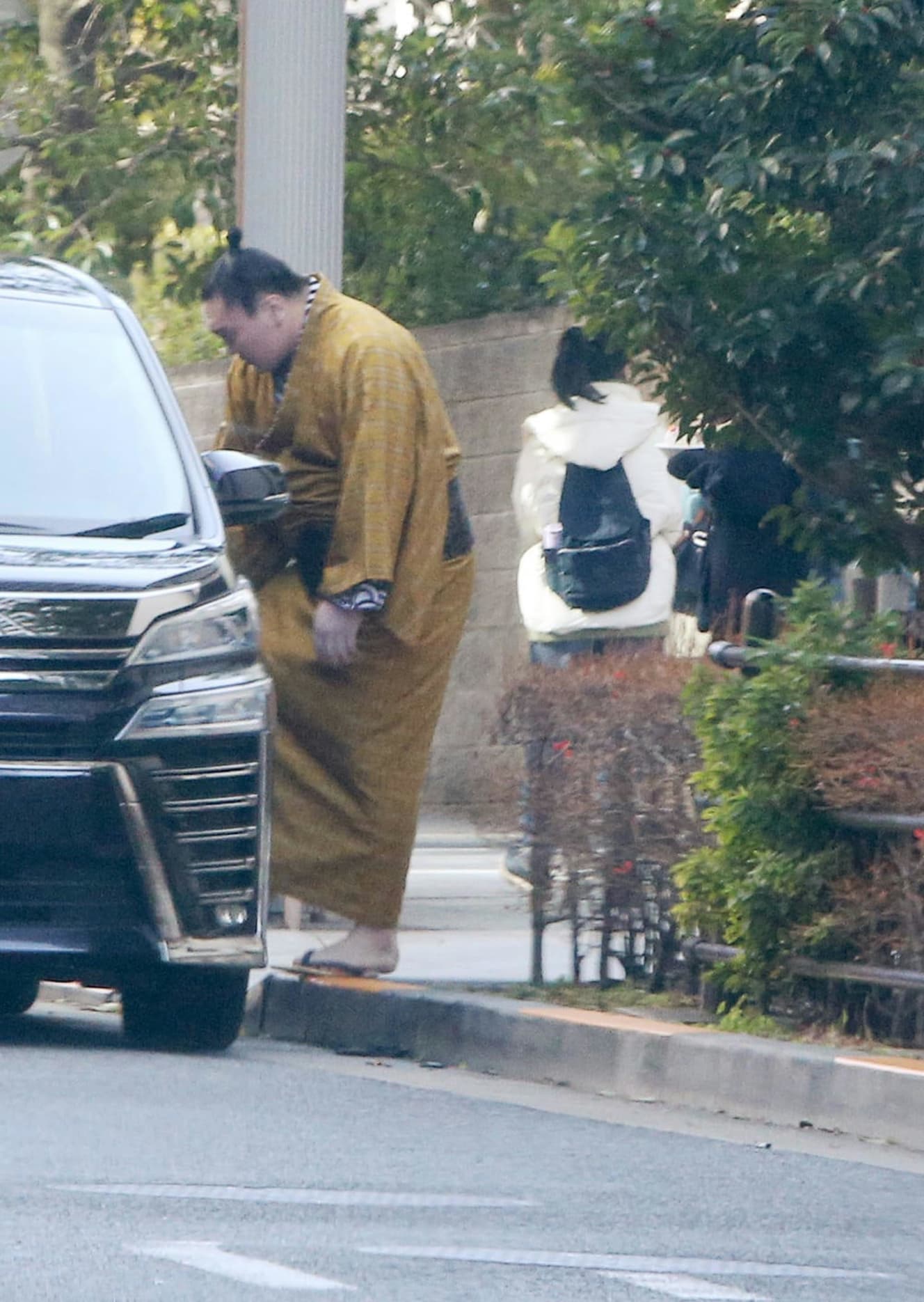 本誌未掲載カット 故障を理由に休場中の白鵬をキャッチ! あれ、元気そう……?