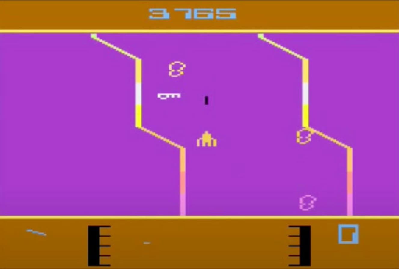 『ファンタスティックボヤージュ』　画面はAtari2600版のもの　(C)20thCentury Fox Games