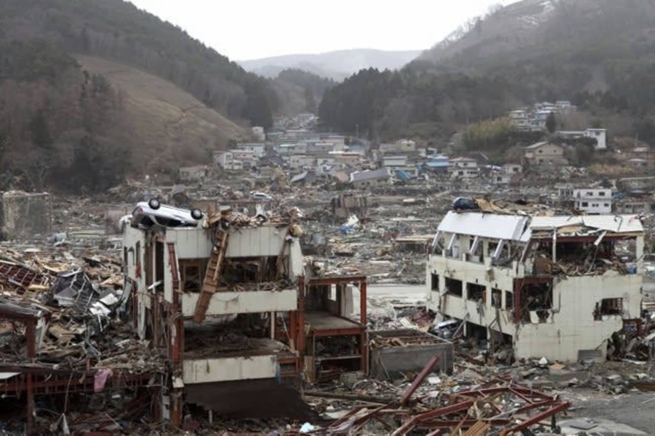 地震の被害は大きな揺れだけではない。津波の脅威もある（11年３月撮影）