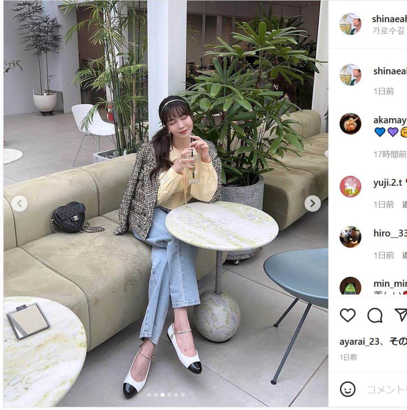 この写真を見て、誰が彼女の本職をゴルファーだと思うだろうか…!(本人のインスタグラムより)