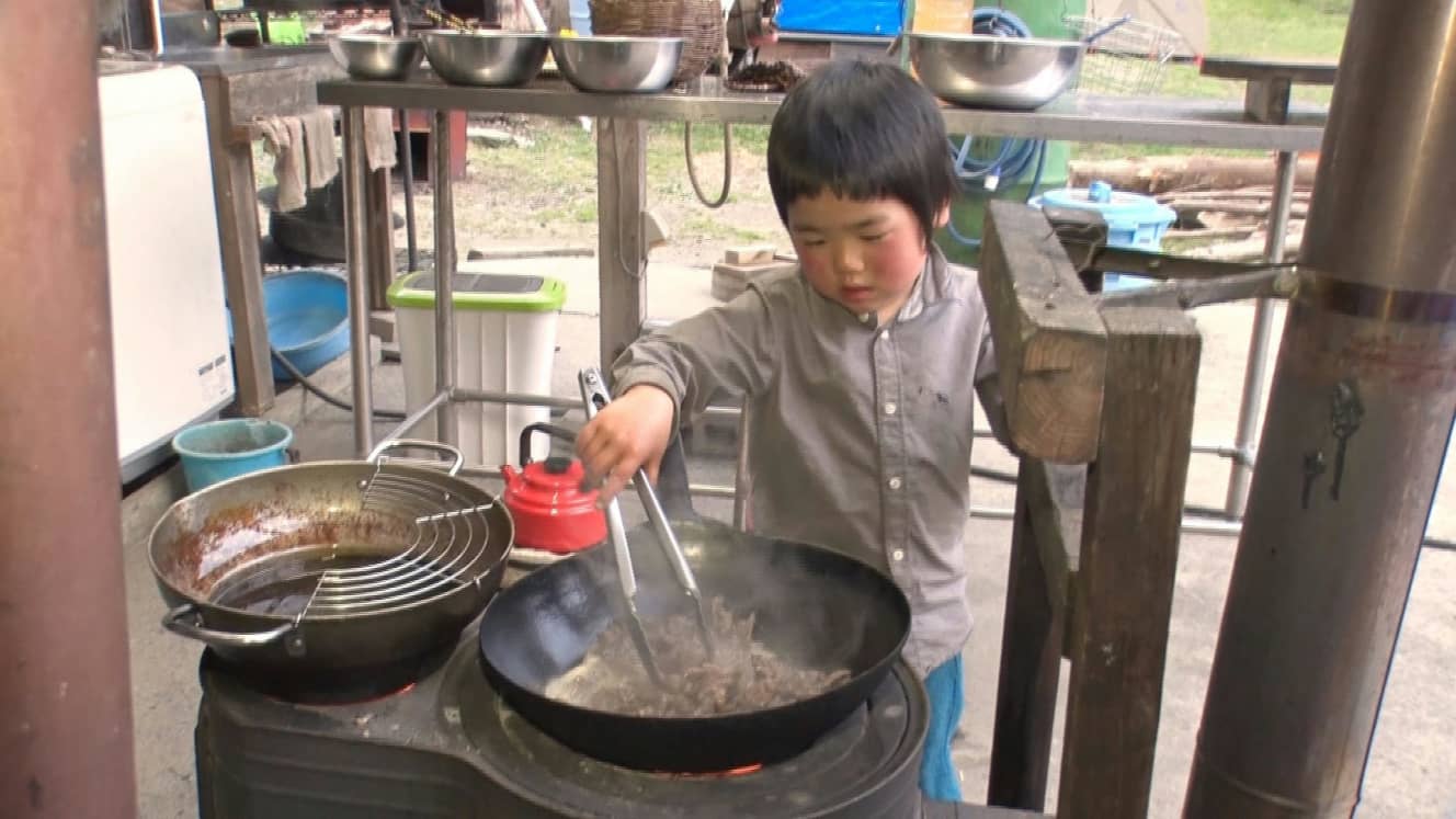 三男の然花くん ©フジテレビ