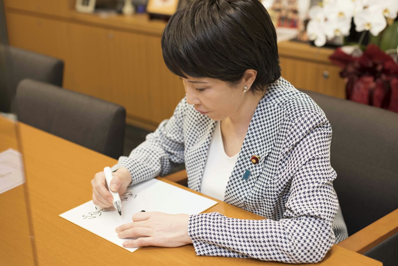 本誌未掲載カット 高市早苗・前総務相直撃インタビュー「私、負ける戦いはしません!」