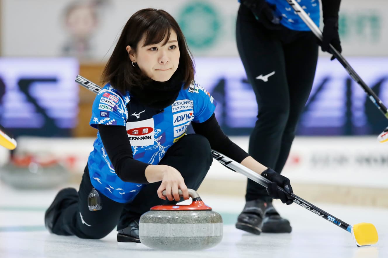 吉田知那美(サード)【ロコ・ソラーレ】(2019 日本カーリング選手権 女子 決勝より)