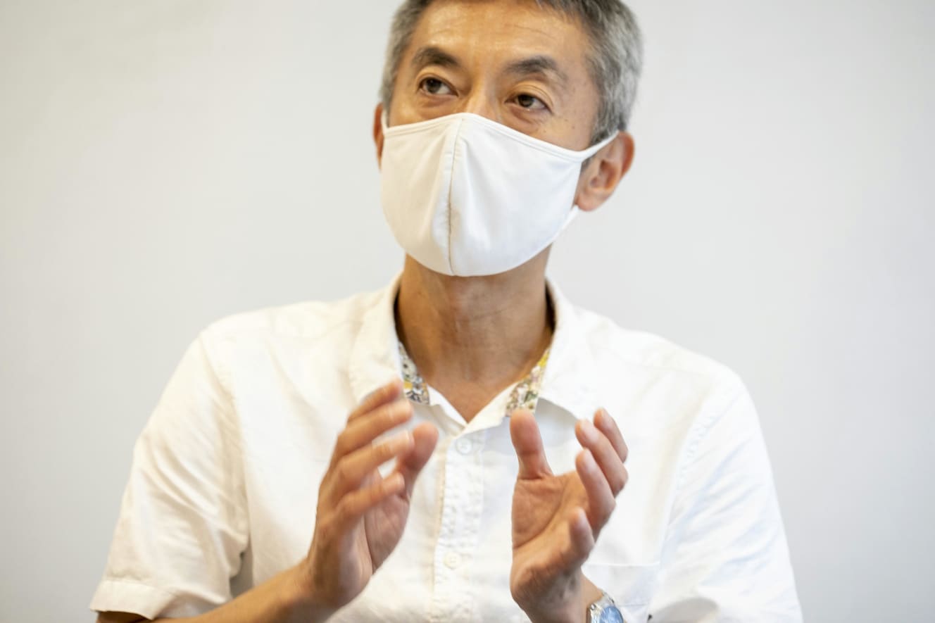 「続編」のタイトルは『香川1区』。「今回はできれば平井大臣ご本人と、平井大臣を支持している方々を取材して、選挙を中心としたドキュメンタリーができないだろうかと思ったわけです」と大島新監督(撮影:安部まゆみ)