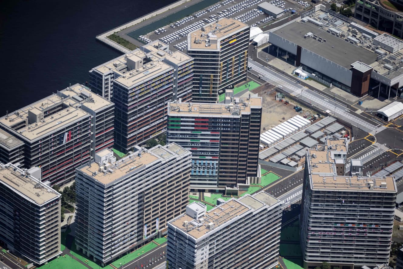 当初の予定より引き渡しが24年3月下旬にずれ込む予定の晴海フラッグ。「2~3年でさらに値上がりするかというと、僕は非常に懐疑的なんですよね」と榊 淳司氏