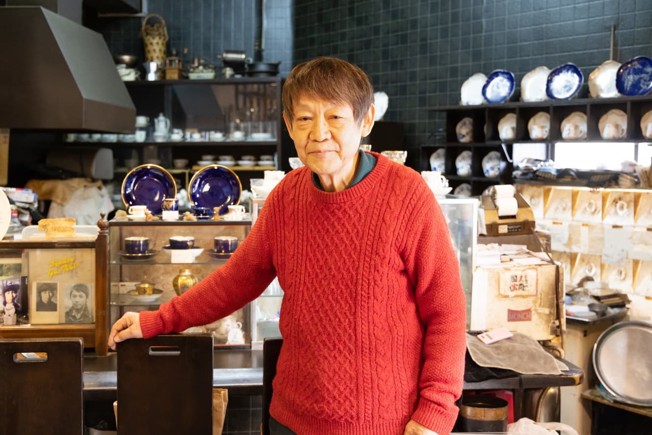 本誌未掲載カット 大阪・八尾市のコーヒー専門店『ザ・ミュンヒ』のオーナー・田中完枝さん