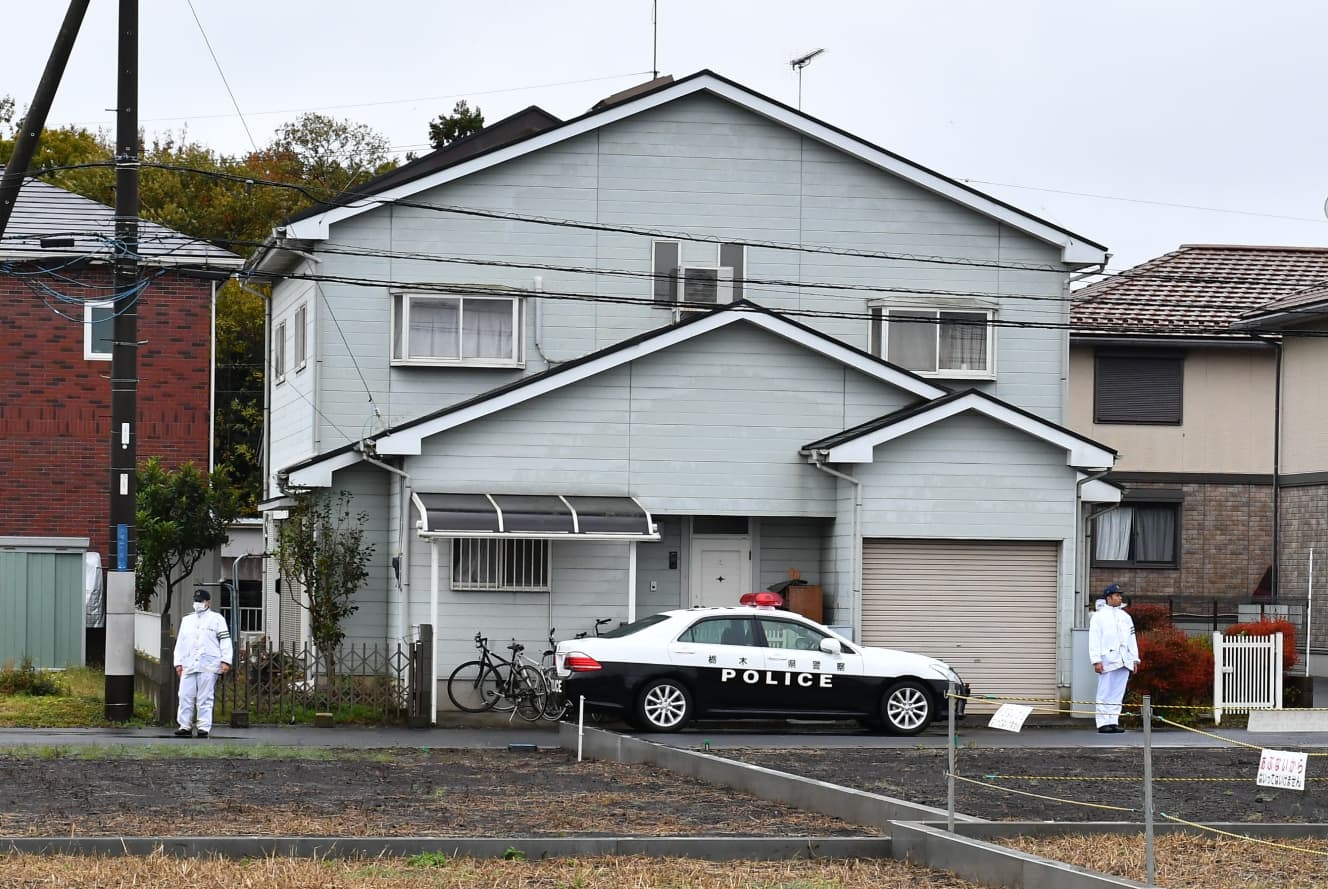 伊藤被告が住んでいた栃木県内の住宅。ここに少女たちが監禁されていた