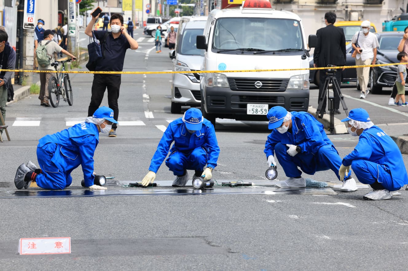 衝撃の現場（撮影：有村拓真）