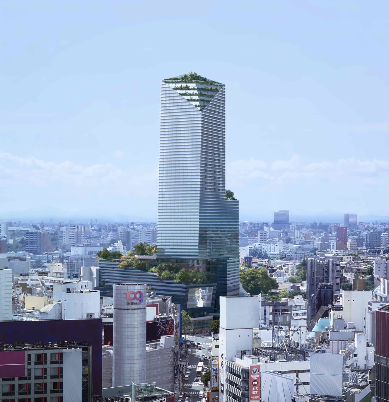 7月末にその概要が発表された東急本店跡地の再開発「渋谷アッパー・ウエスト・プロジェクト」（画像：Swire Properties Hotel Management Limited）