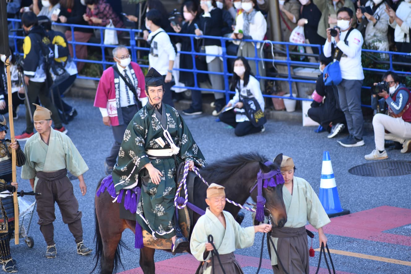 11月の「信長まつり」に参加した伊藤