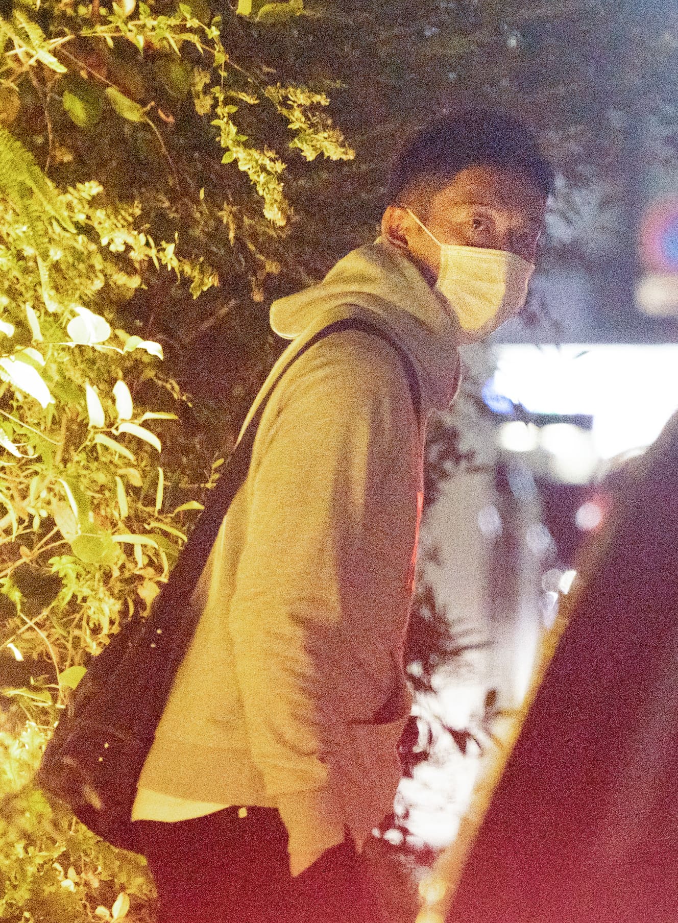 TBSでの出演を終え、会場に駆け付けた権田。当日の深夜には『news zero』にも出演。会の様子を明かしていた(撮影:小川内孝行)