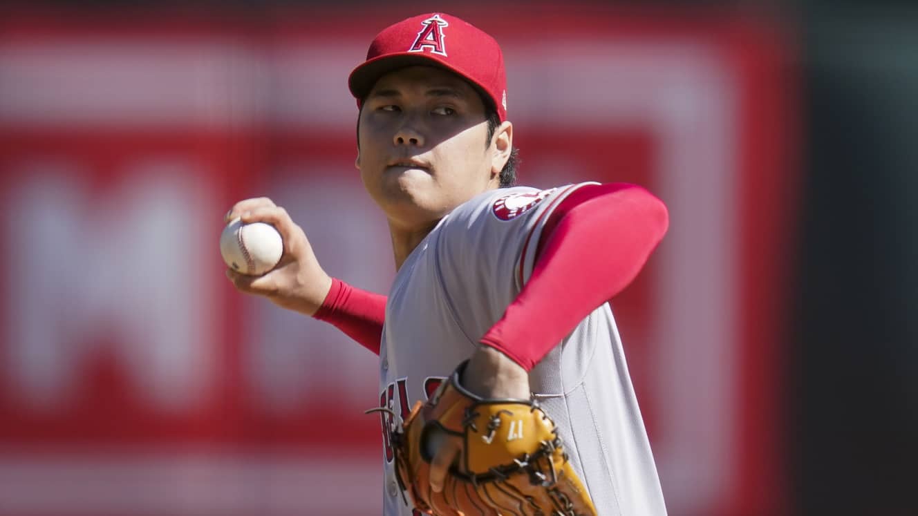 22年　MLB公式戦 最終戦に出場する大谷翔平（アフロ提供）